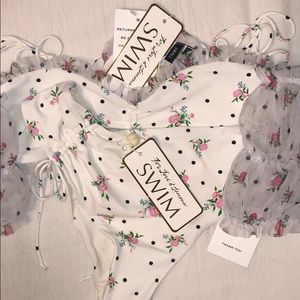 For Love & Lemons Cindy Ruched Set